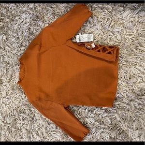 Burnt Orange Crop Top